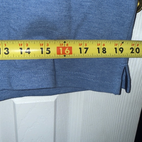 Club Room Men's Heather Blue Polo Shirt - Picture 5 of 6